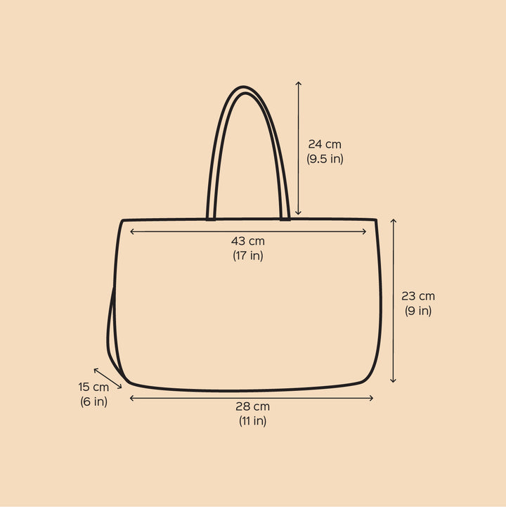 White Elephant Mukhya Knot Handmade Koodai Tote Bag
