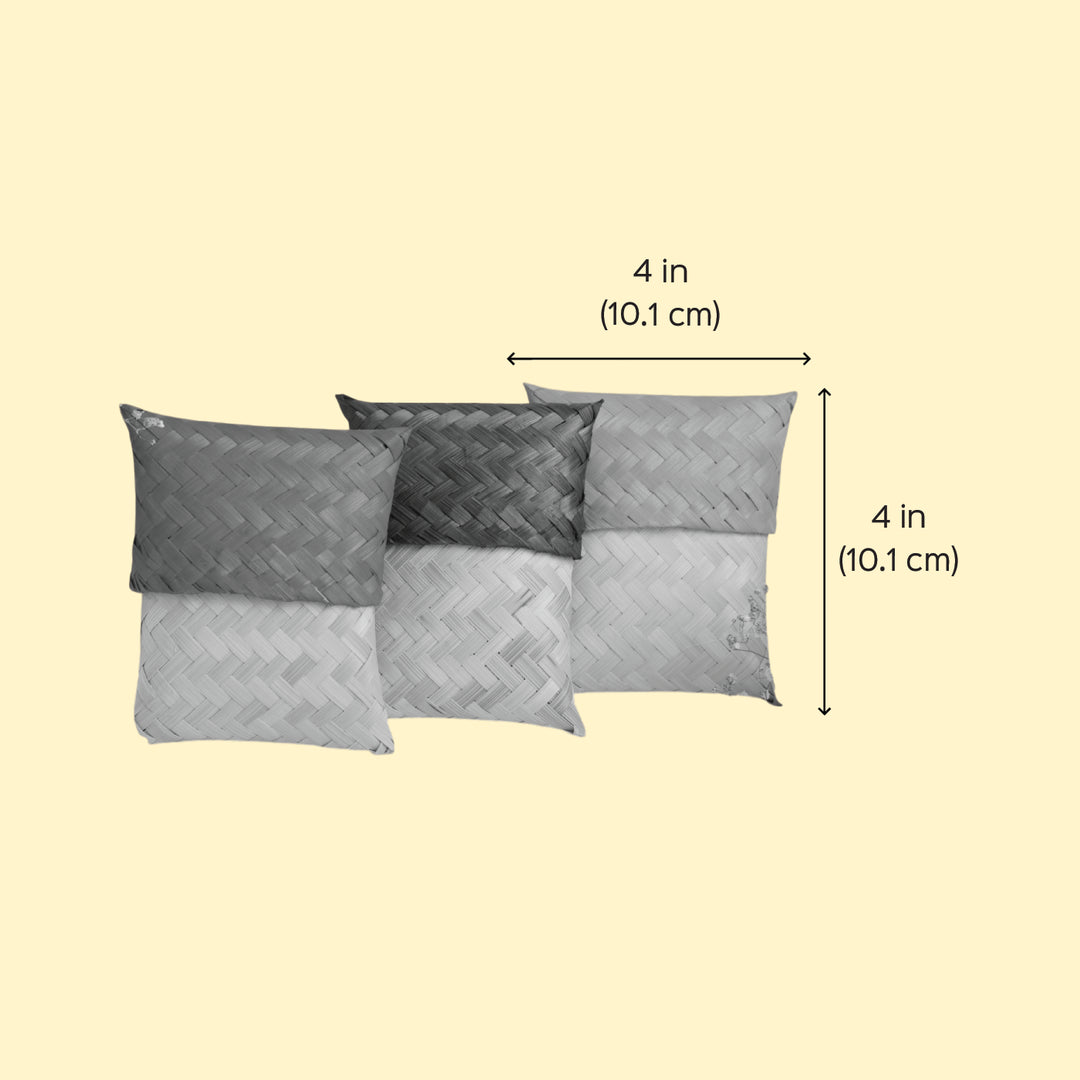 4 Inch | Handmade Bamboo Gifting Pouch | Set Of 3