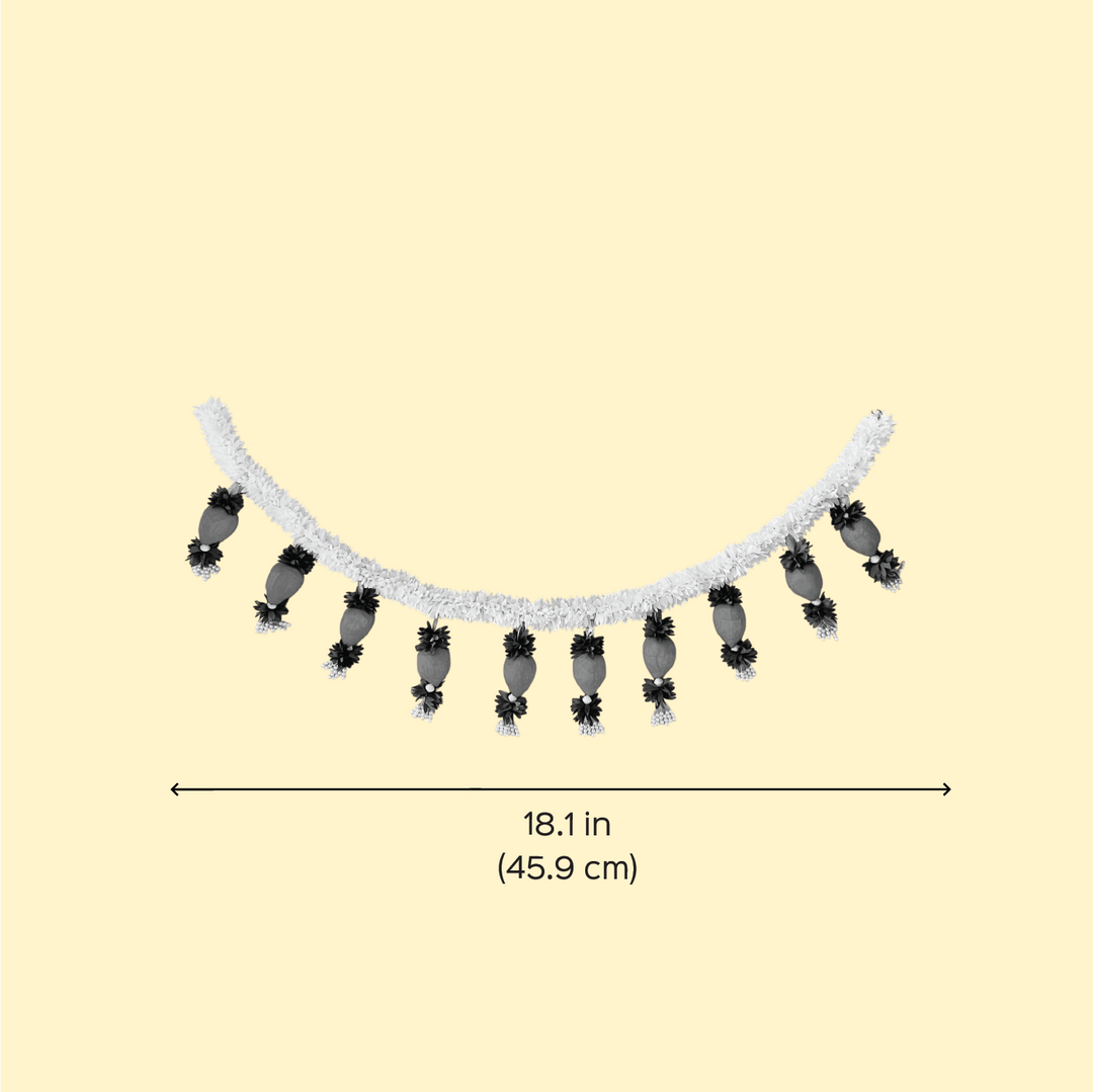 46 In | Handmade Lotus Bud & Jasmine Toran
