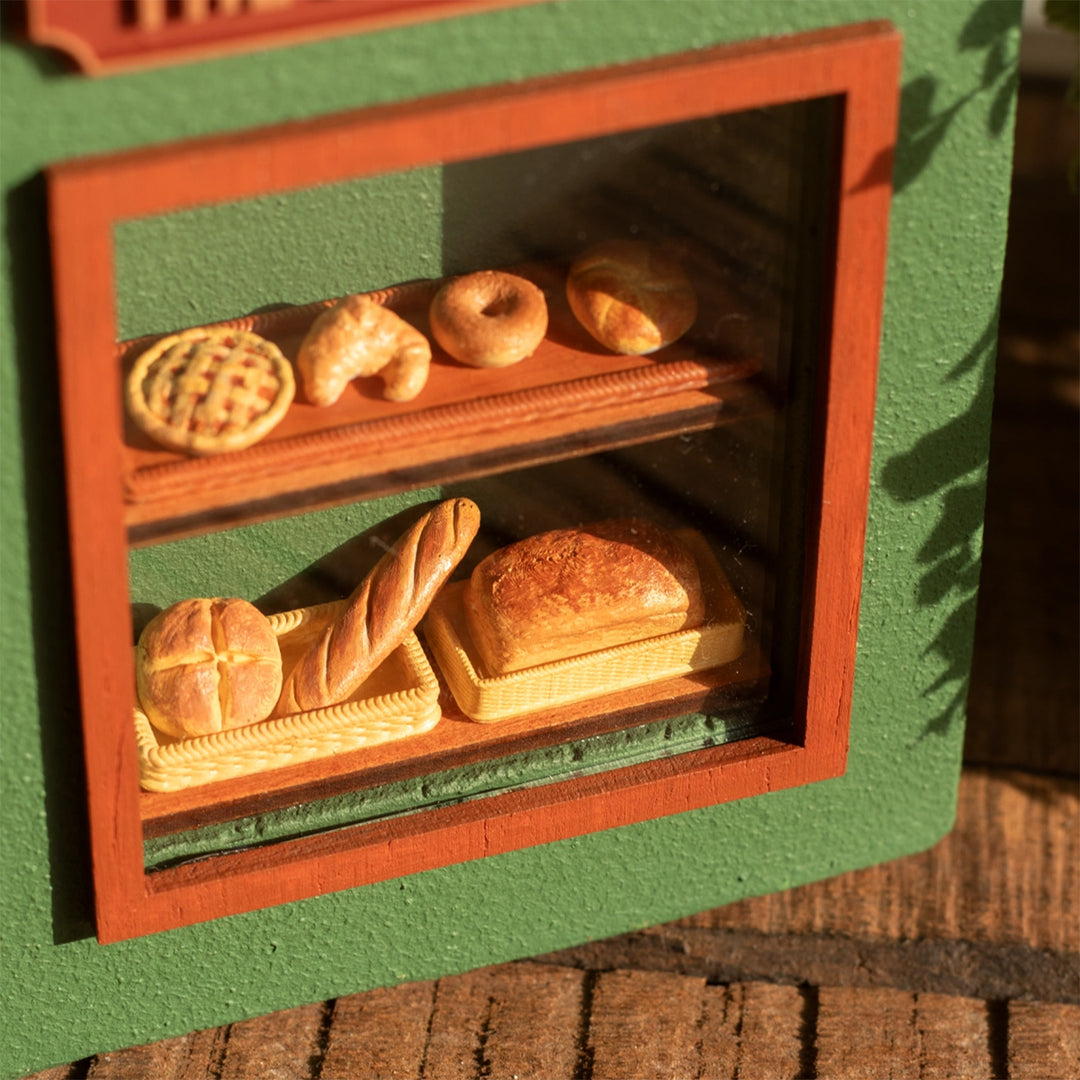 Handmade Miniature Lil Bakery Shop Themed Pen Stand For Decor