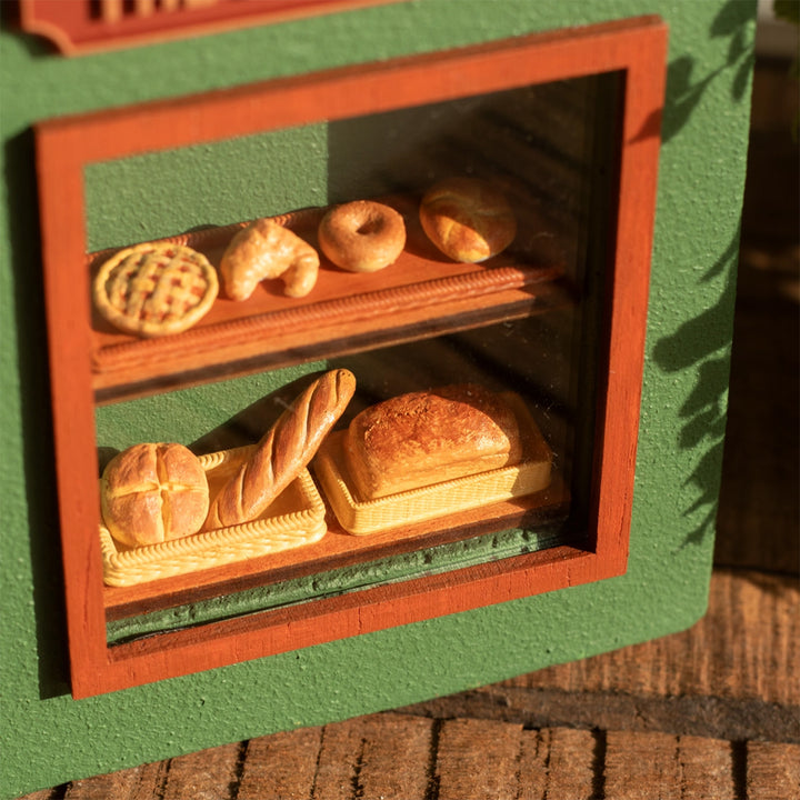 Handmade Miniature Lil Bakery Shop Themed Pen Stand For Decor