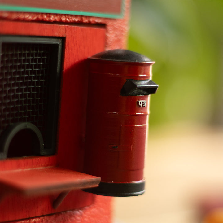 Handmade Miniature Post Office Themed Pen Stand For Decor