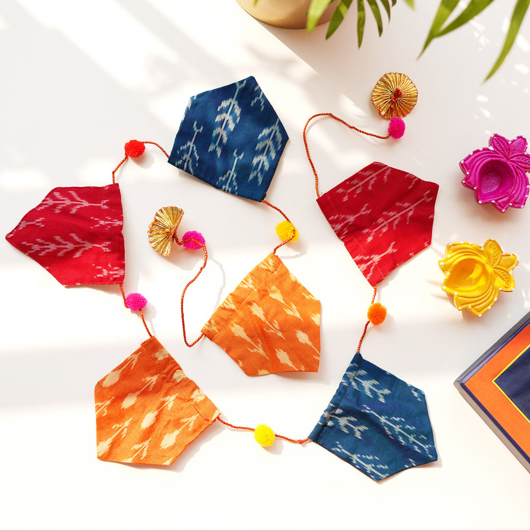 60 In | Handcrafted Ikat Silk Toran