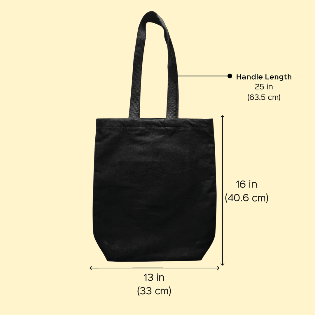 Hand-Embroidered Dori Work Purple Befikre Tote Bag