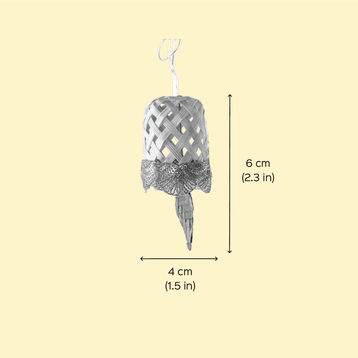 Bell Shaped Eco-Friendly Handmade Woven Bamboo Fairy Light | 3 meters