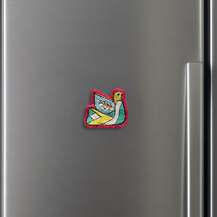 Handmade Bird Felt Kids Rakhi - Magnet on Refrigerator Door