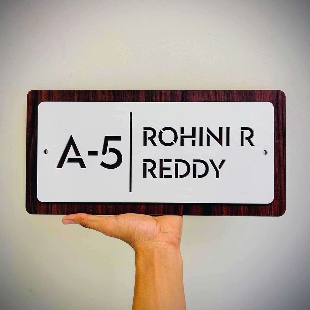 Personalized Rectangle Acrylic Name Plate