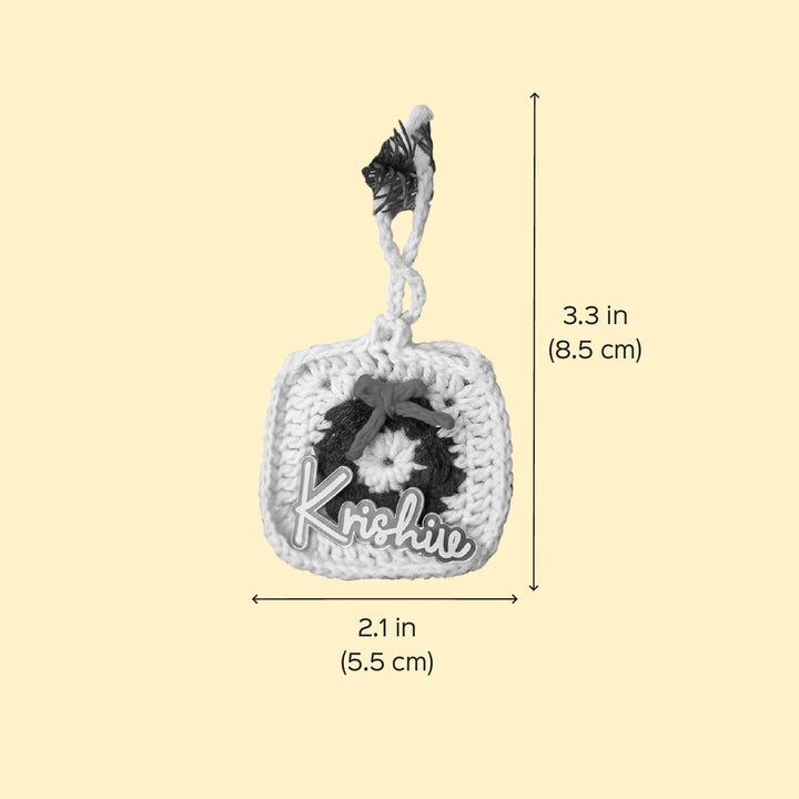 Personalized Crochet Christmas Ornament For Tree Decoration