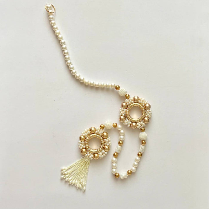 2 Pc | Handmade Beaded Flower Design Hanging