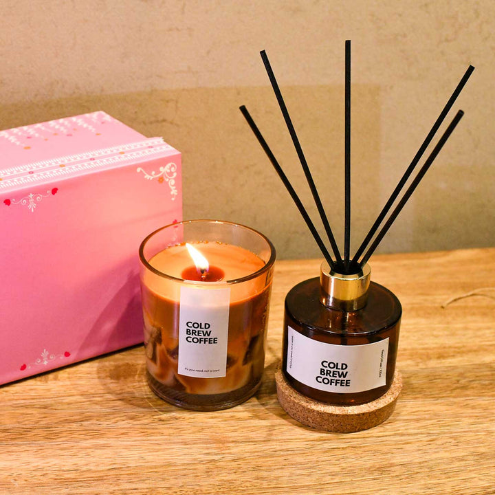 Handmade Cold Brew Candle & Diffuser Soy Wax Candles | Xmas Gifting Ideas