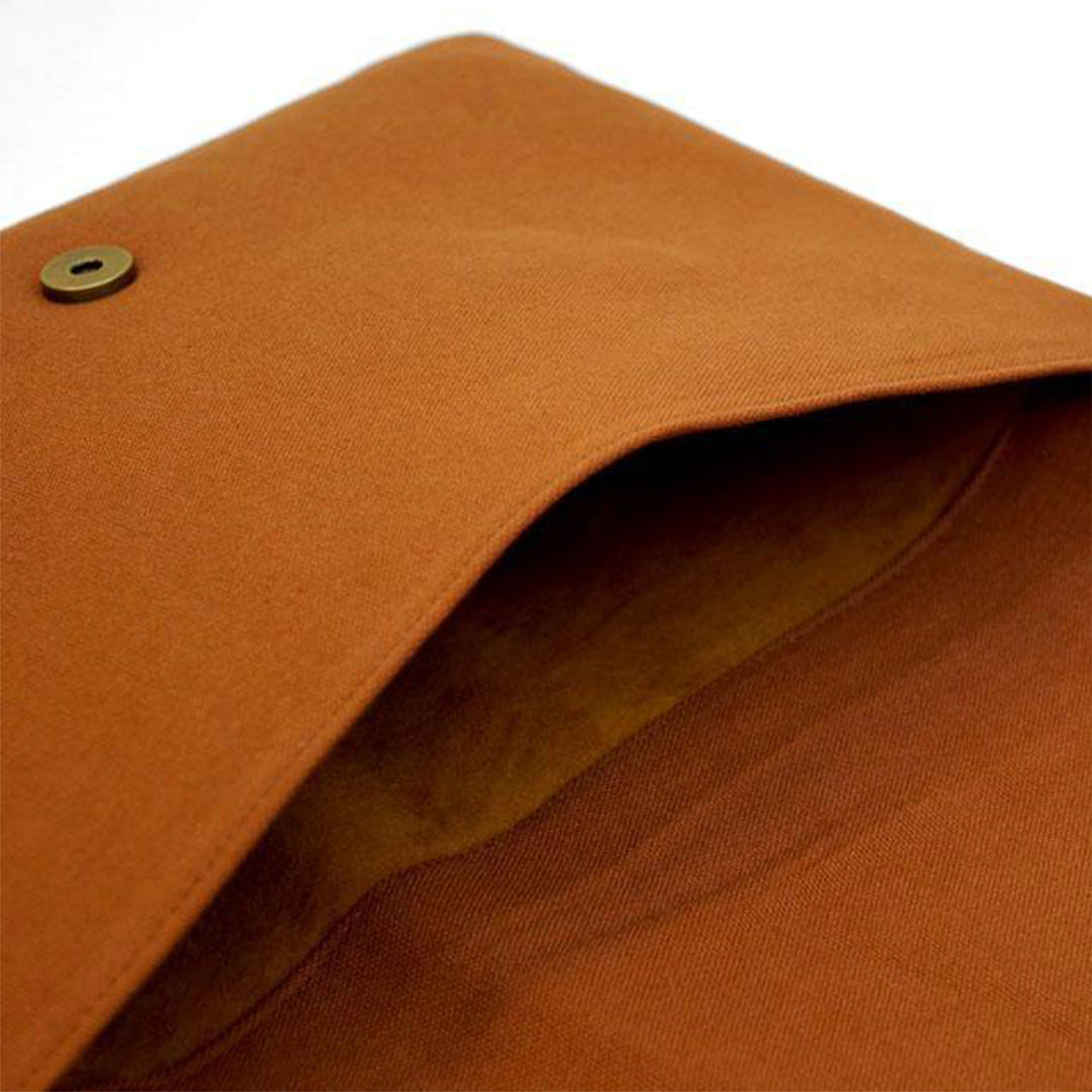 Corsage Aari Embroidered Brown Laptop Sleeve