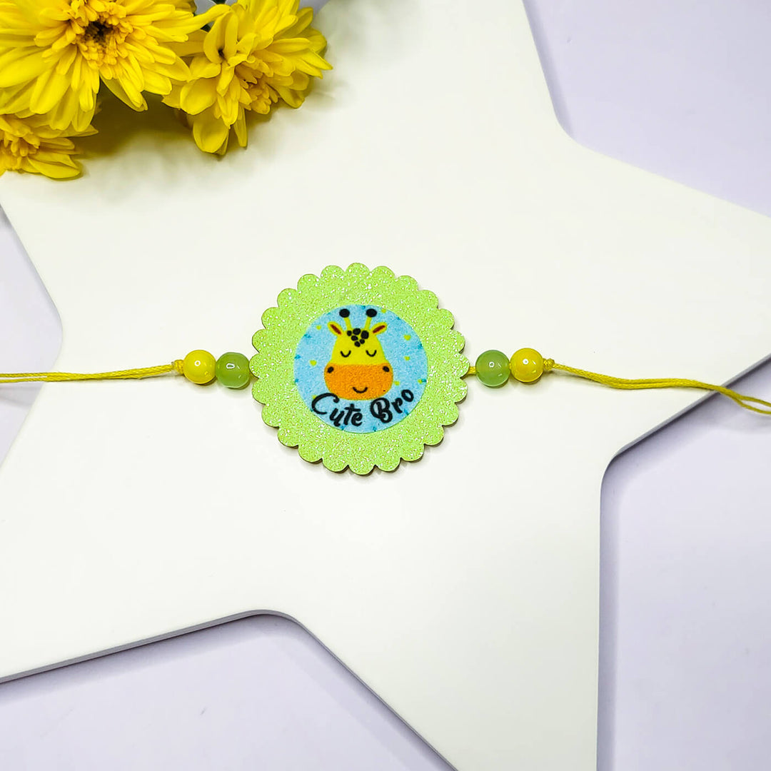 Little Sister Rakhiglow In The Dark - Front View with Flowers Background (9)