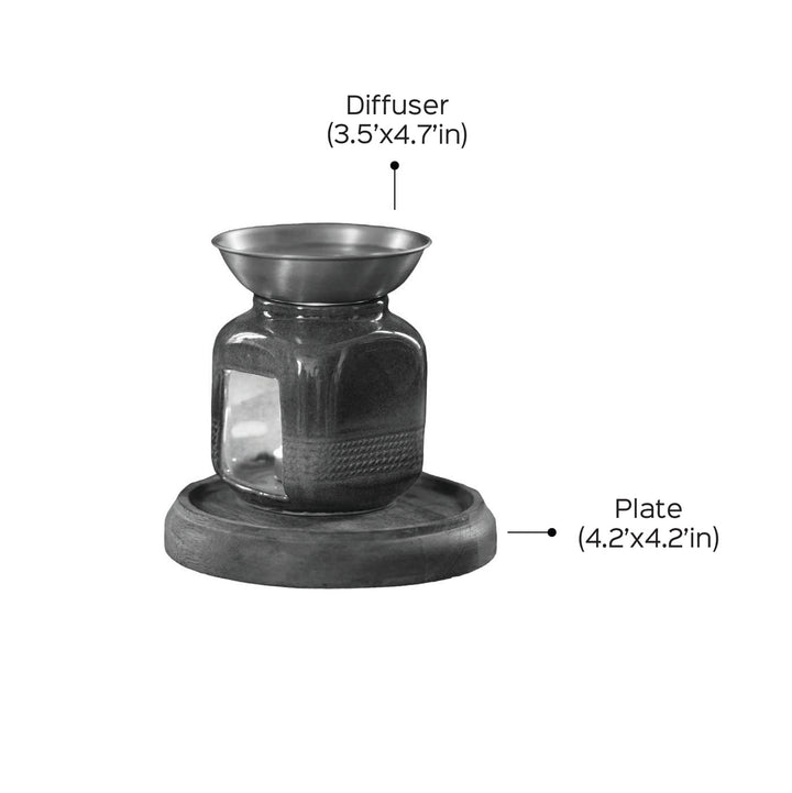 Handmade Blue Nilgiri Ceramic Aroma Diffuser