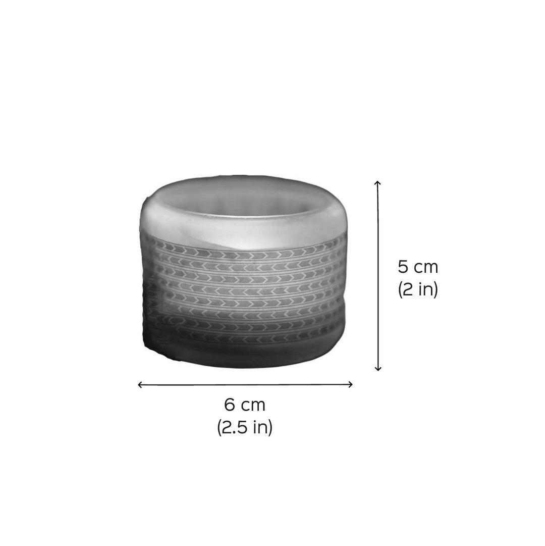 Handmade Gulab Glass Tealight Holder | Set Of 2