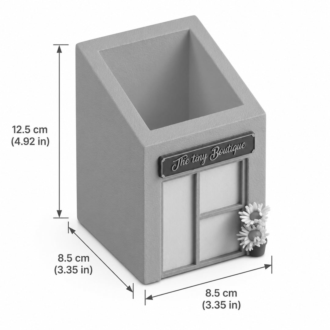 Handmade Tiny Boutique Themed Pen Stand For Decor