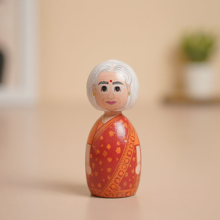 Photo Personalized Wooden Peggy Doll