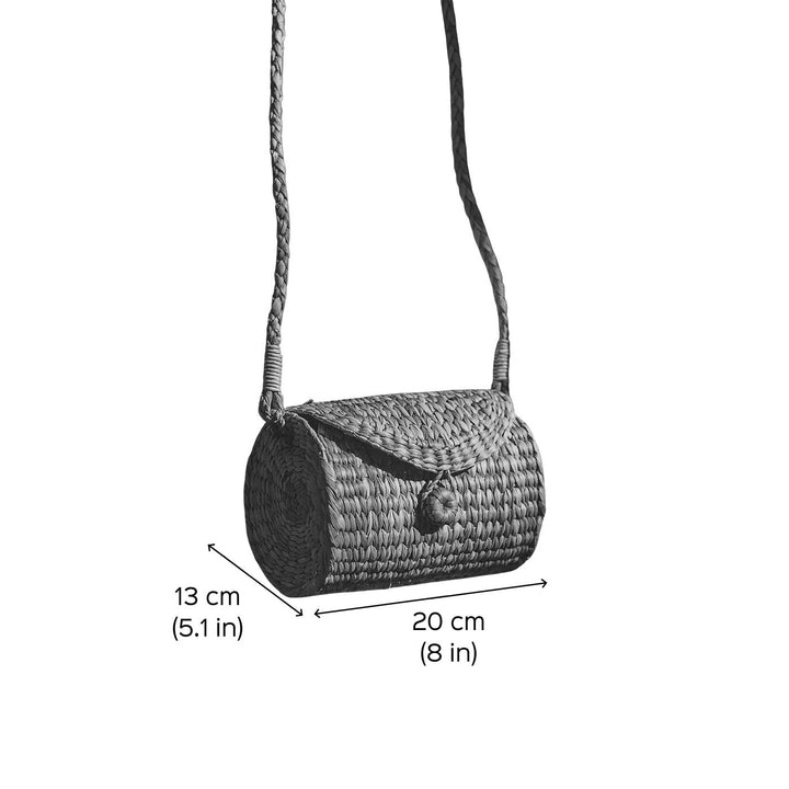 Handmade Ena Water Reed Sling Bag