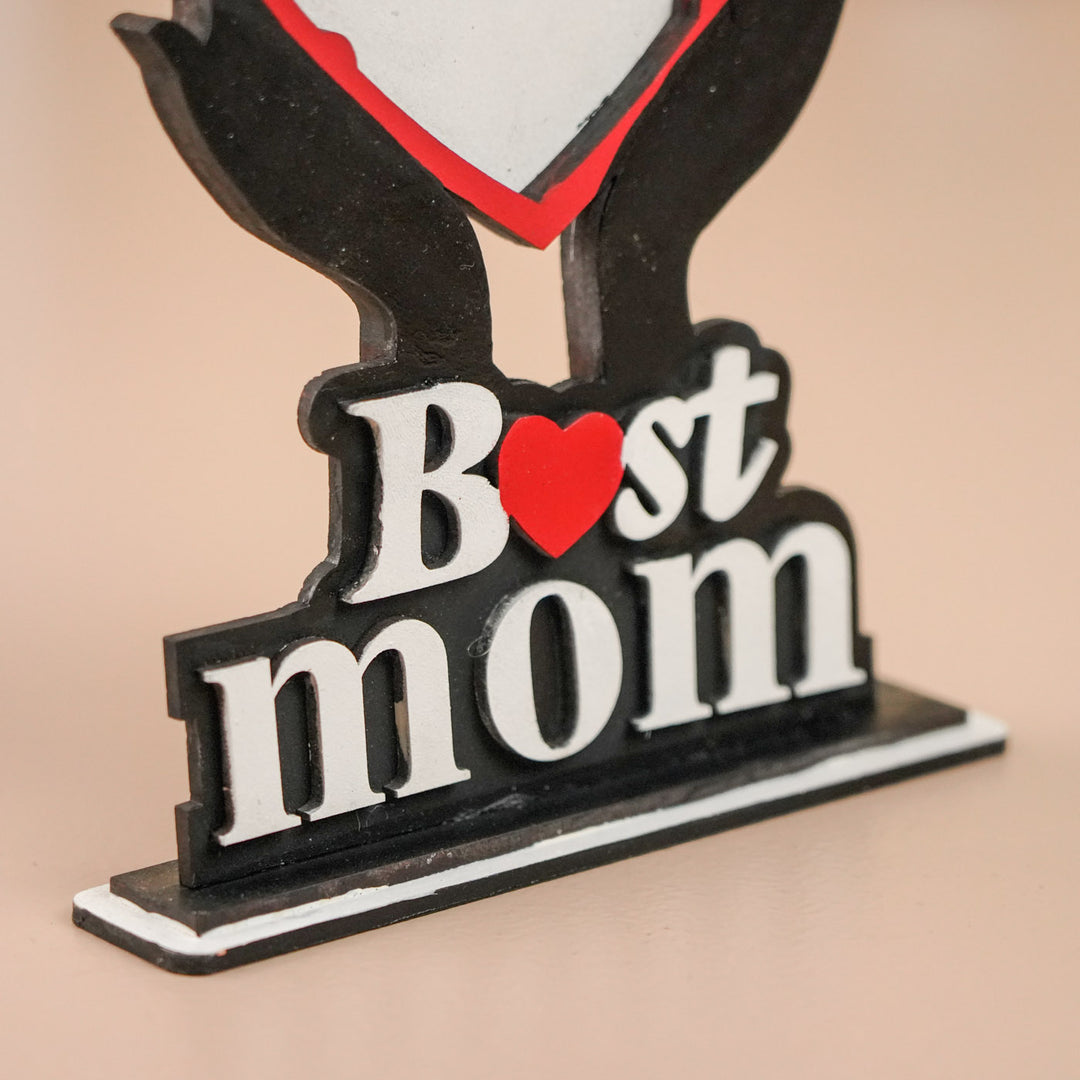 Photo Personalized Handmade Best Mom MDF Wood Fridge Magnet