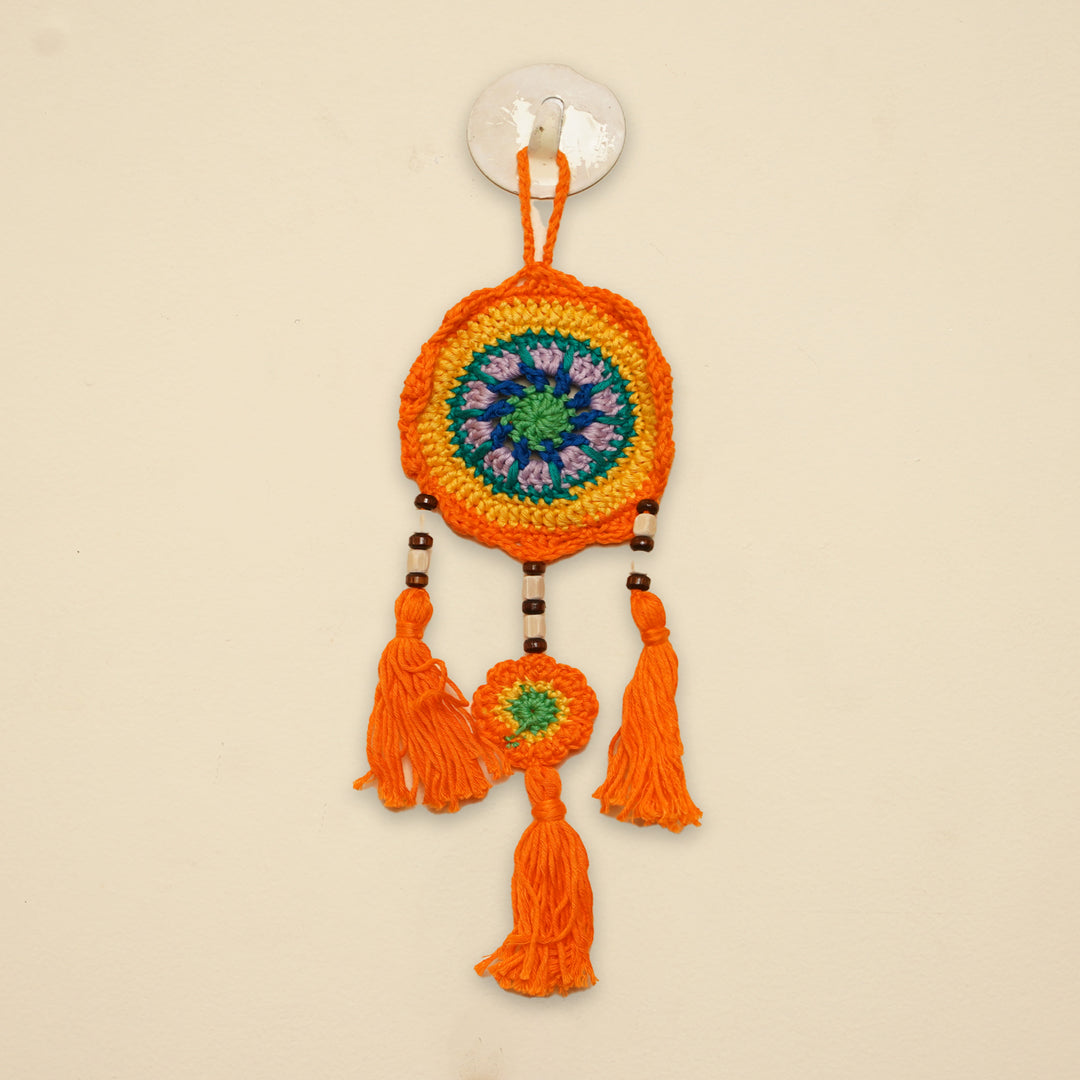 2 Pc | Handmade Svadhisthana Chakra Crochet Hangings