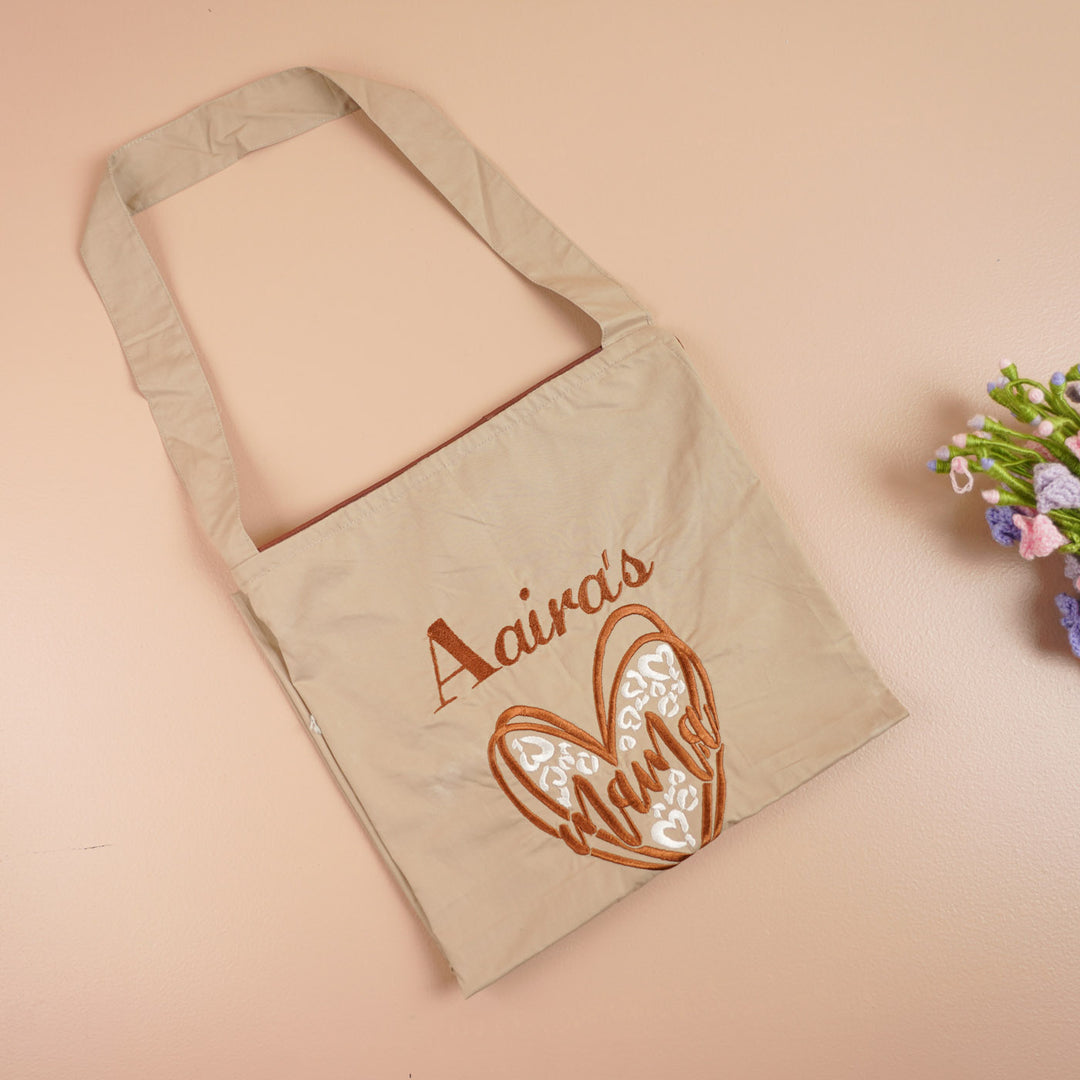 Personalized Embroidered Cute Apron For Mothers