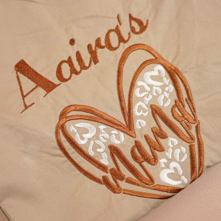 Personalized Embroidered Cute Apron For Mothers