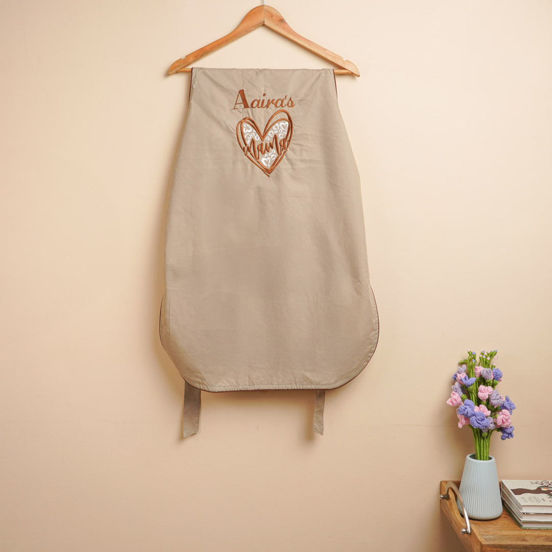 Personalized Embroidered Cute Apron For Mothers