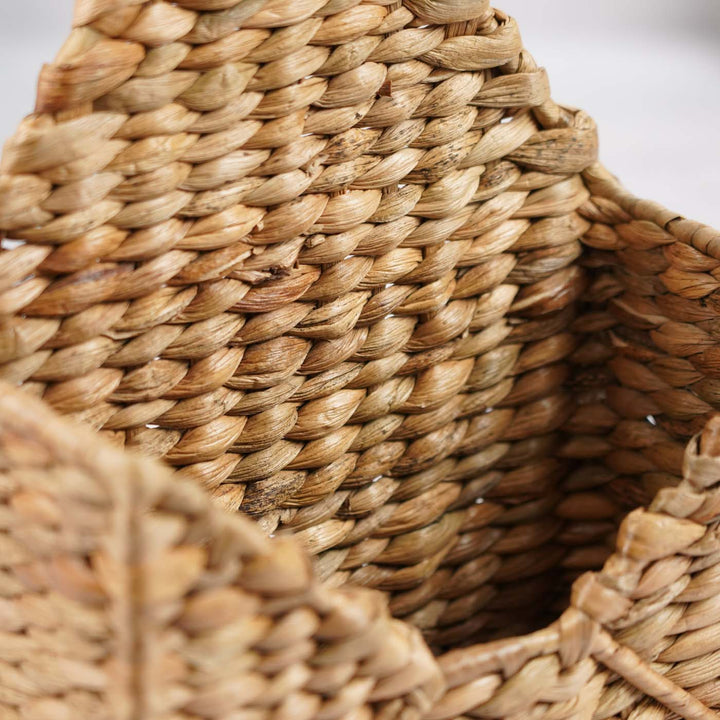 Handmade Crochet Envelope Water Hyacinth Basket