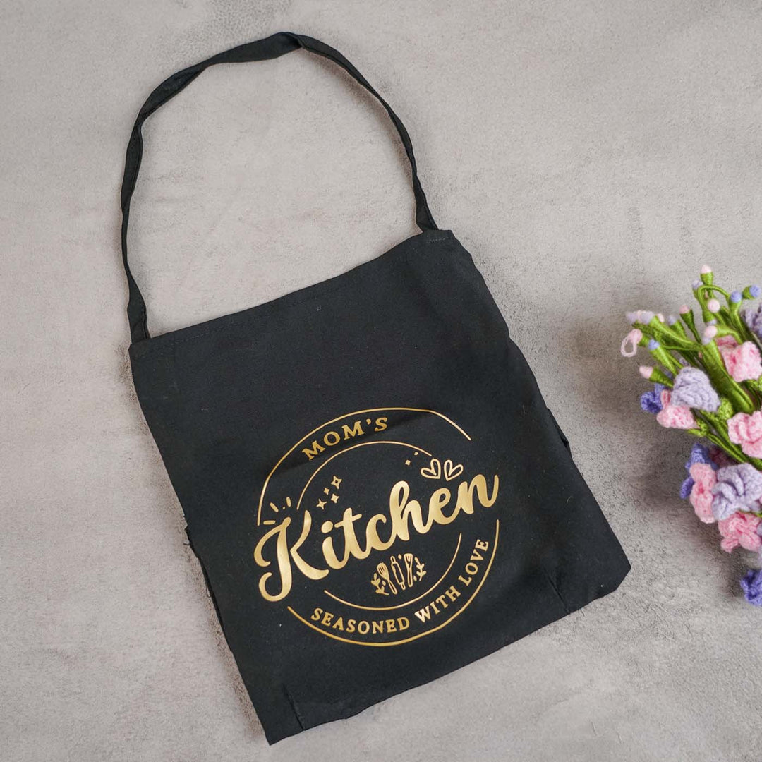 Printed Mom'S Kitchen Cotton Apron