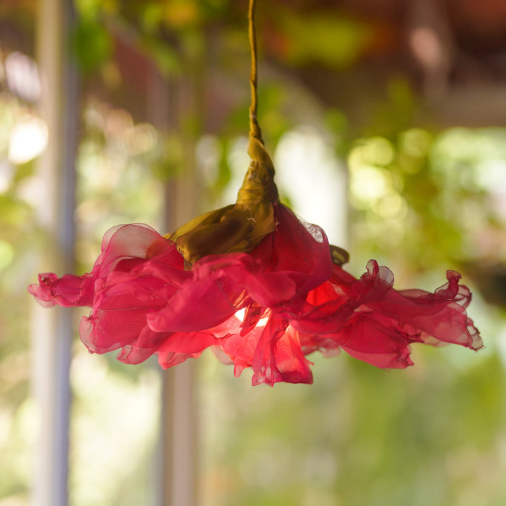 Elegant Organza Flower Lamp | Premium Statement Lighting