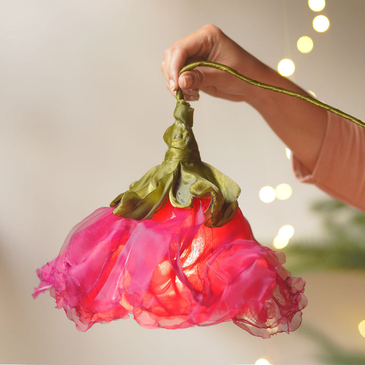 Elegant Organza Flower Lamp | Premium Statement Lighting
