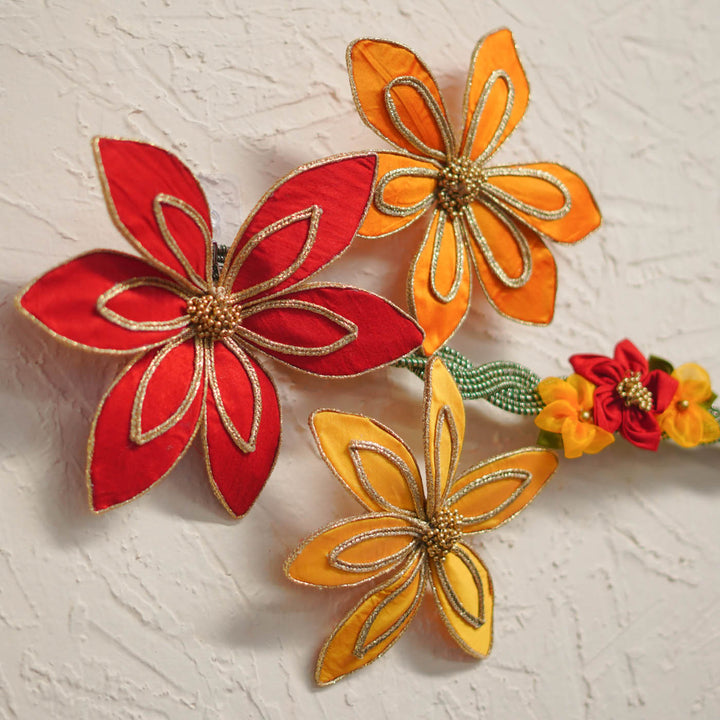 42 In | Handmade Pushplata Beaded Floral Vine Banderwal Toran
