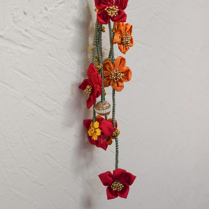 42 In | Handmade Pushplata Beaded Floral Vine Banderwal Toran