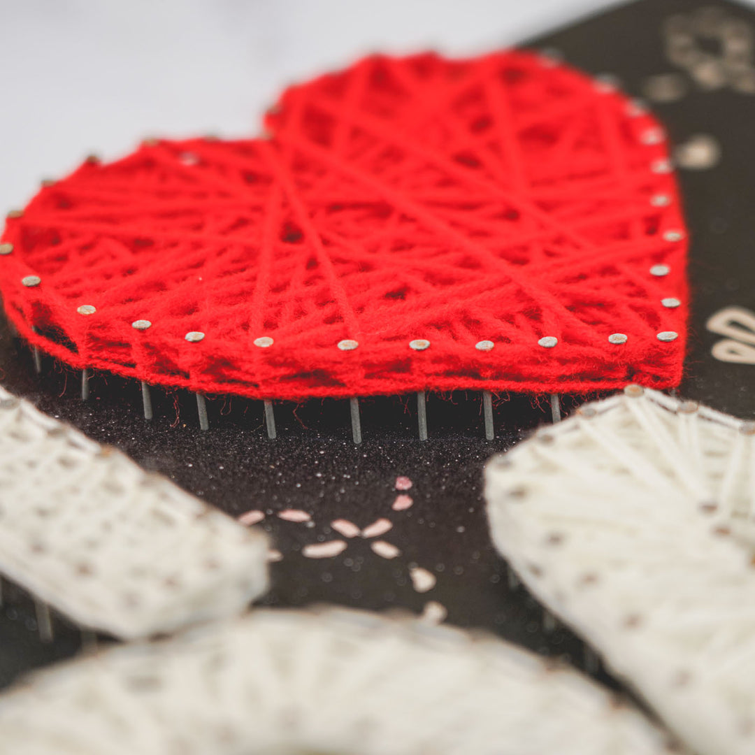 Handmade String Art I Love Dad Wooden Decorative Plaque