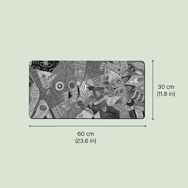 Printed Anti Slippery & Water Resistent Animal Theme Desk Mat