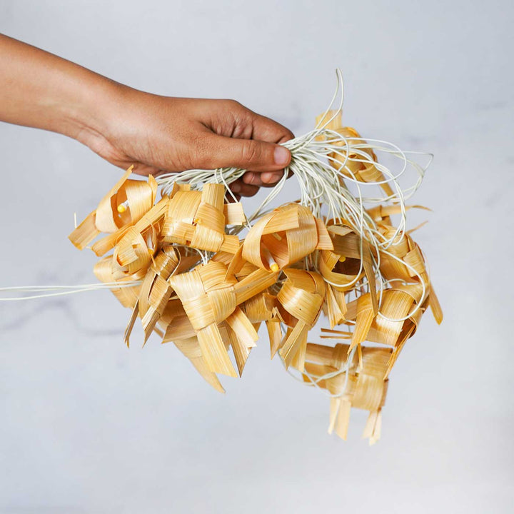 10m, 38 Bulbs | Eco-Friendly Handmade Decorative Fish Bamboo LED Fairy Light
