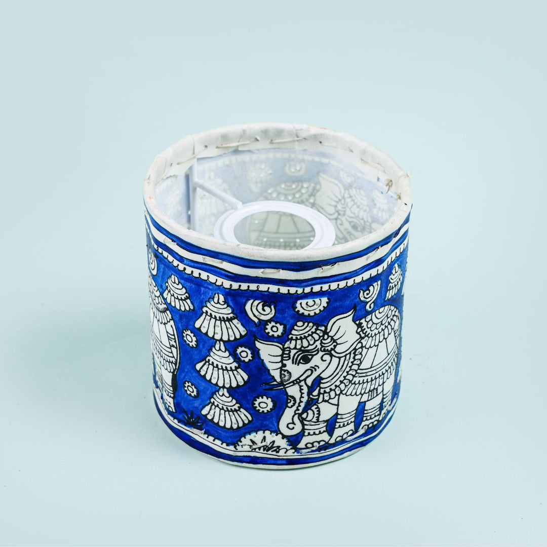 5 inch | Hand Painted Tholu Bommalata Small Tabletop Lamp