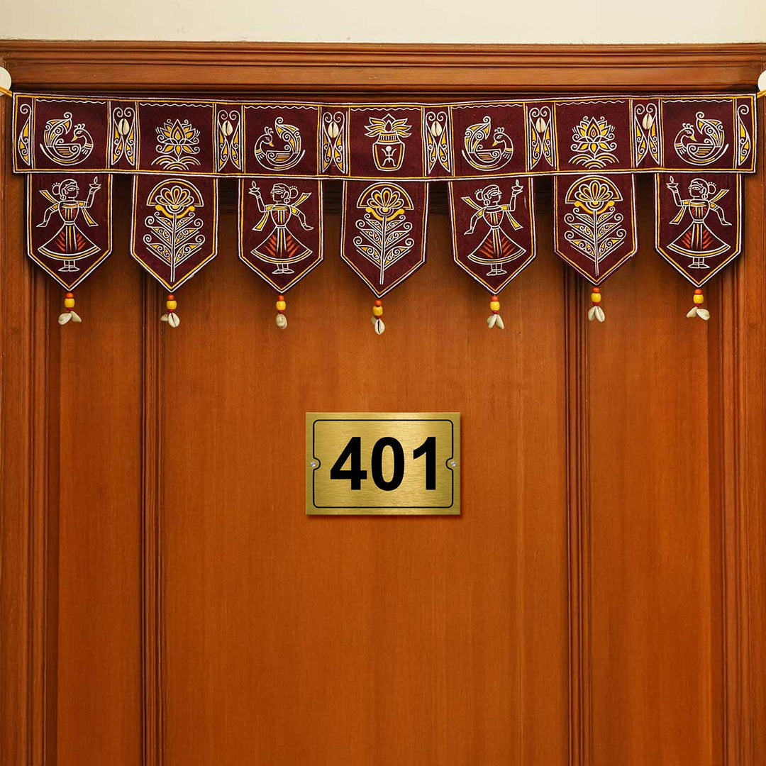 Personalized Rectangle Gold Stainless Steel Number Plate | Weather Proof, Glossy Mirror Finish