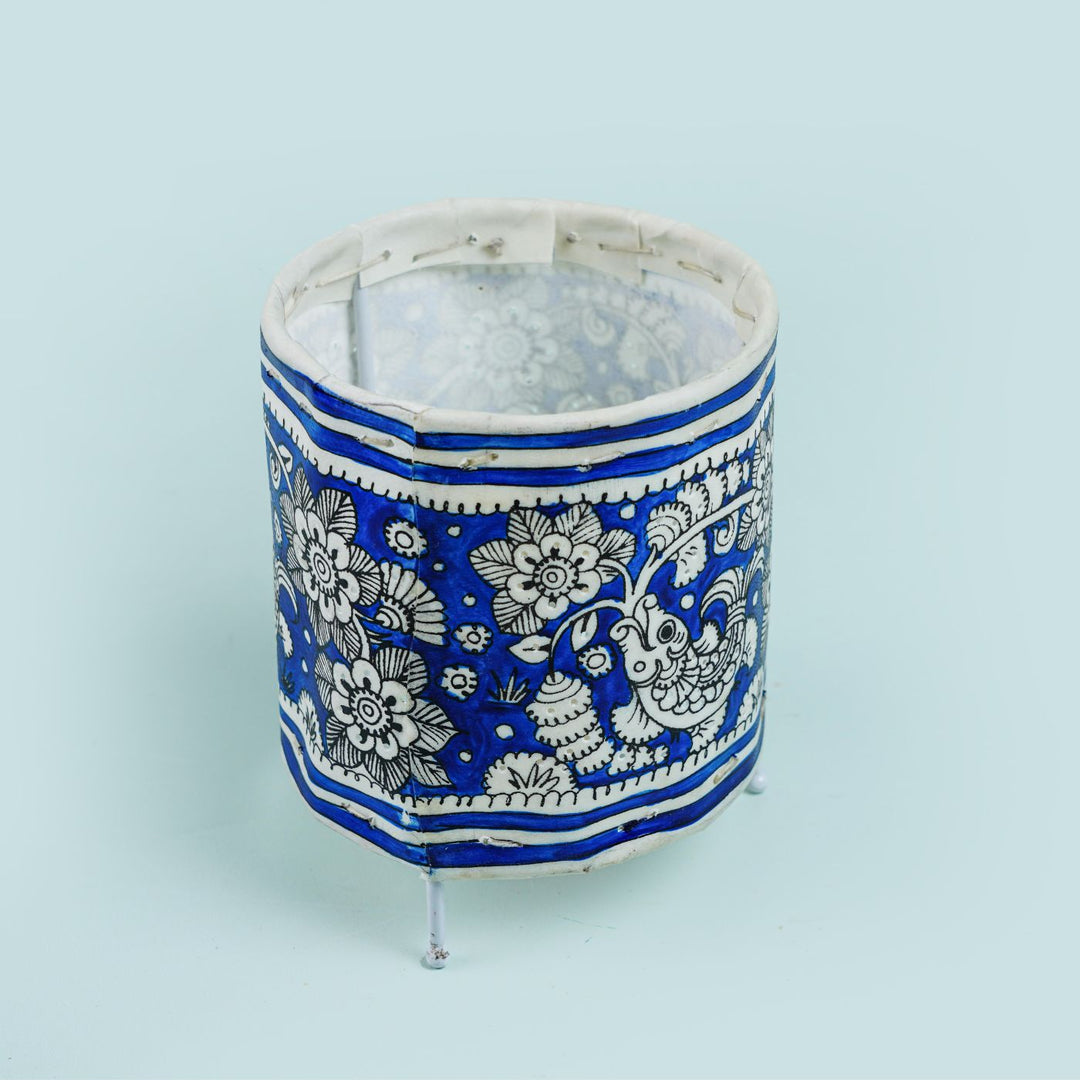 5 inch | Hand Painted Tholu Bommalata Small Tabletop Lamp