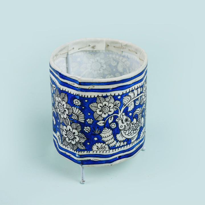 5 inch | Hand Painted Tholu Bommalata Small Tabletop Lamp