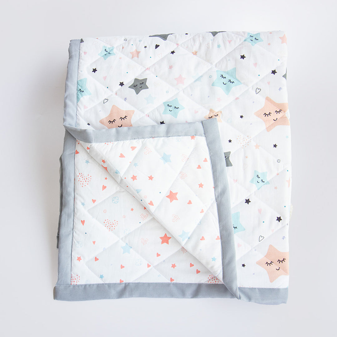 10 Pc | Personalized Stars & Fairy Dust Baby Gift Basket | 0-4 Years
