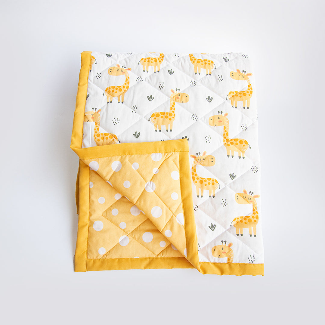 6 Pc | Personalized Polka Dot Theme Infant Bedding Gift Basket Set | 0-4 Years