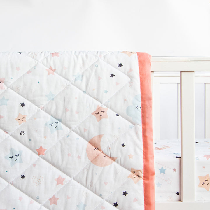 8 Pc | Personalized Sky Theme Bedding Gift Basket | 0-4 Years