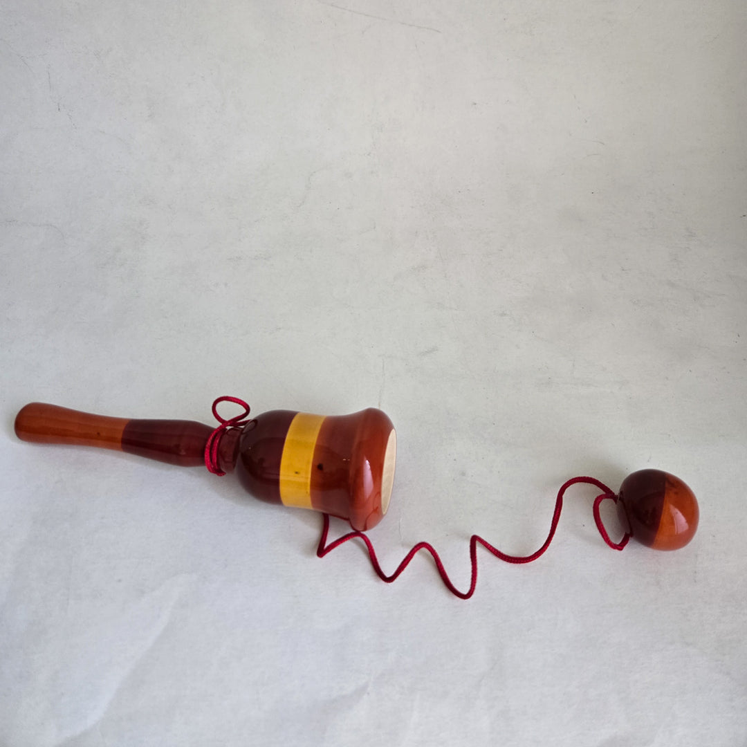 Wooden Catch Ball Handmade Etikopakka Toy | Skill & Coordination | 5+ Years
