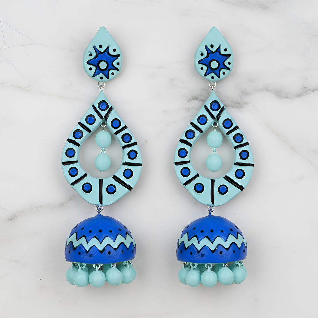 Handmade Happy Hues Terracotta Earrings