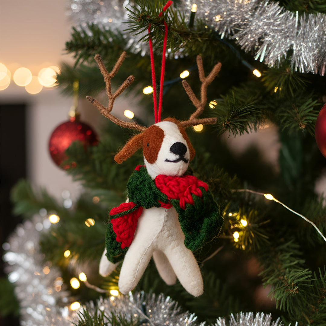 Gilly The Goodest Felt Ornament For Christmas Tree Decoration