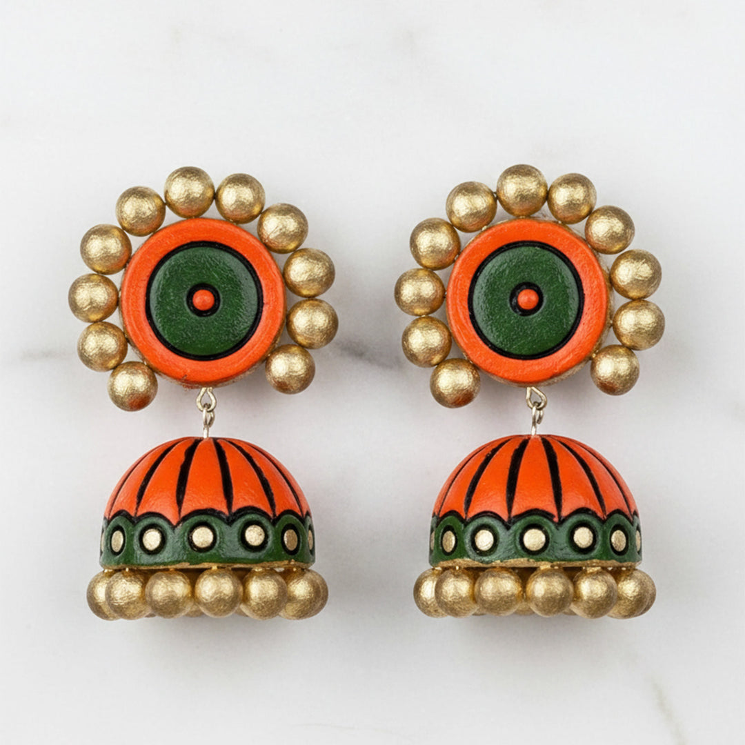 Handmade Naina Terracotta Earrings