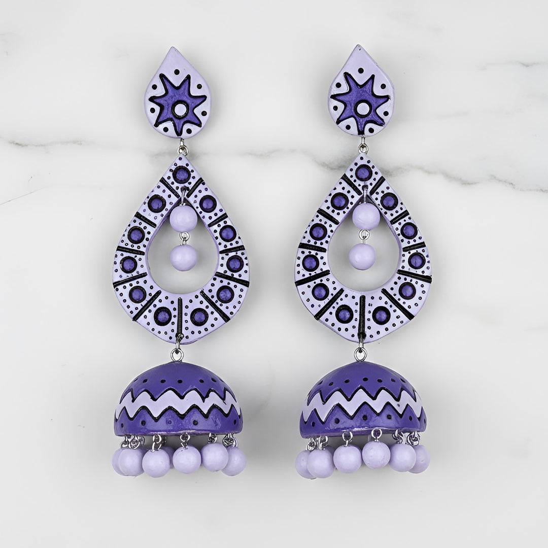 Handmade Happy Hues Terracotta Earrings