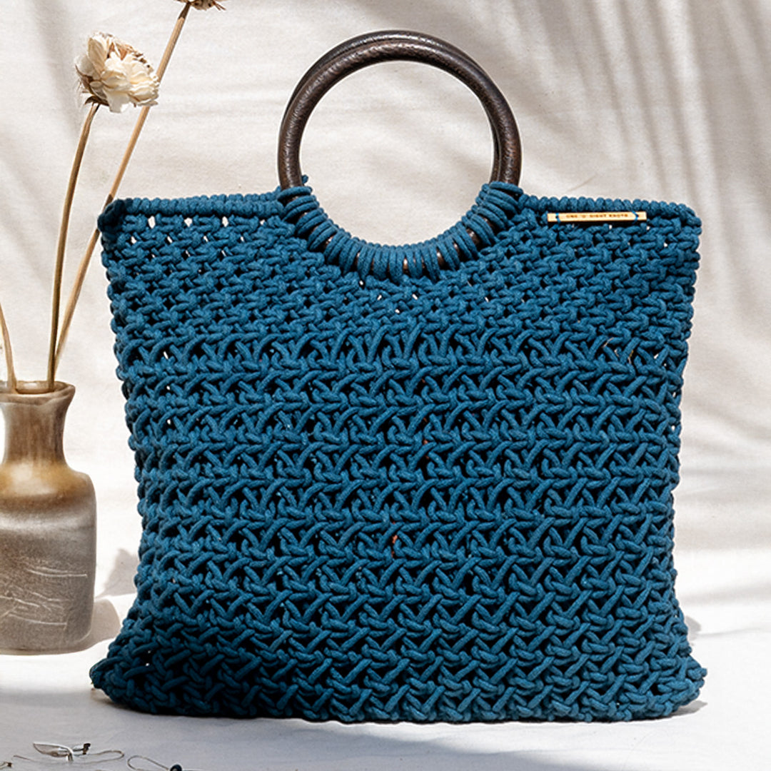 Handmade Macrame Ready for Brunch Bag