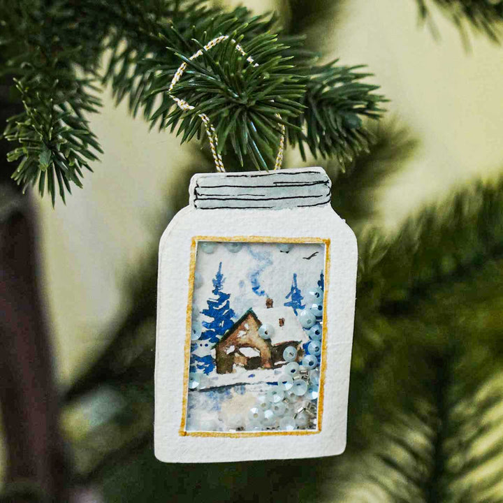 Handmade Assorted Shaker Ornaments For Christmas Tree Decoration | Set Of 5