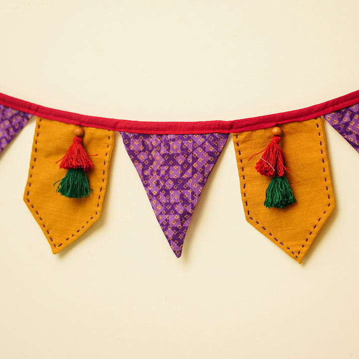 90 In | Handmade Decorative Neelkamal Fabric Toran